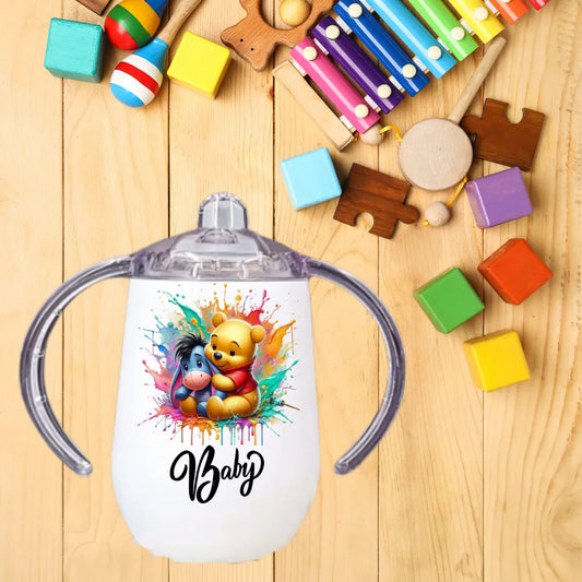 320ml Stainless Steel Egg Sippy Cup - Personalised Kids Gift - Everything Unique Creations