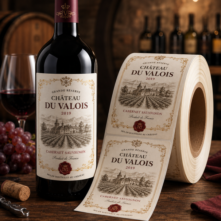 Wash-Off Wine Labels