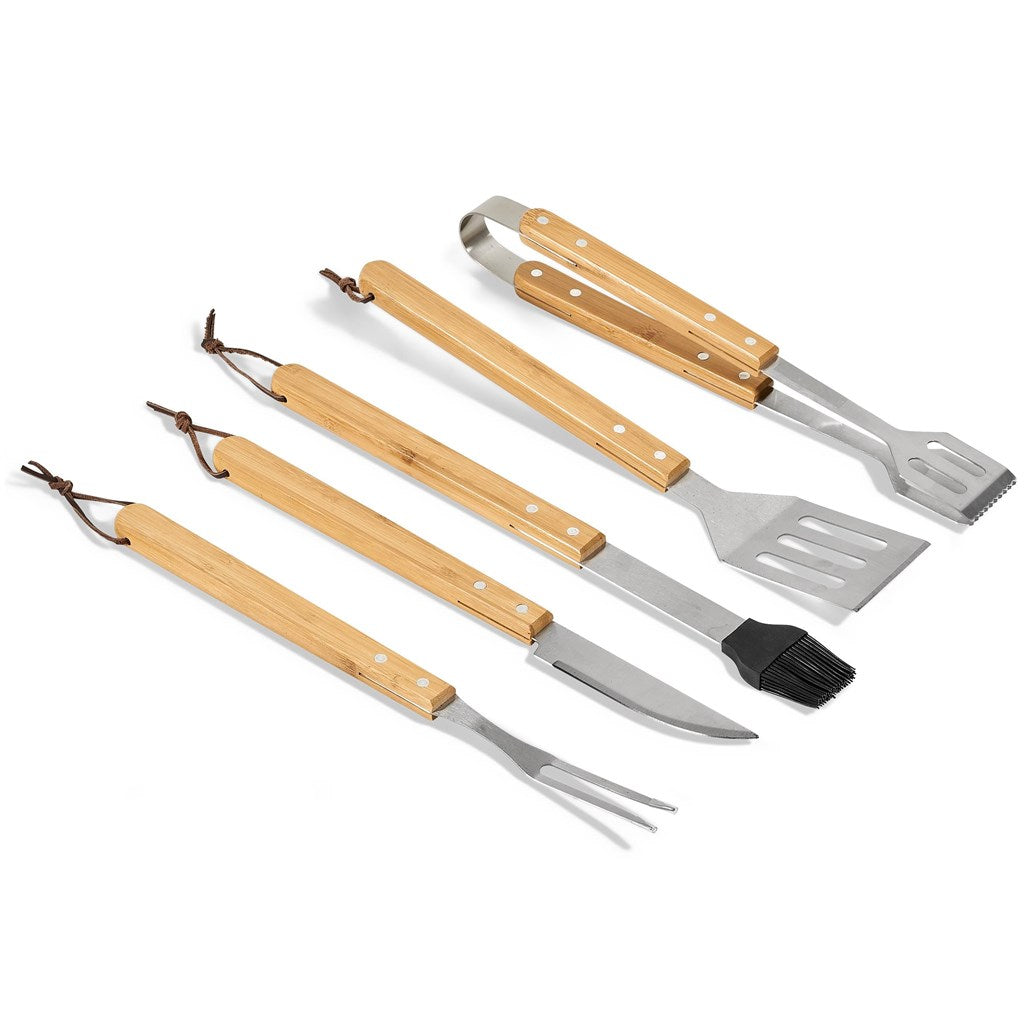 Okiyo Yakiniku Bamboo 5-Piece Braai Set