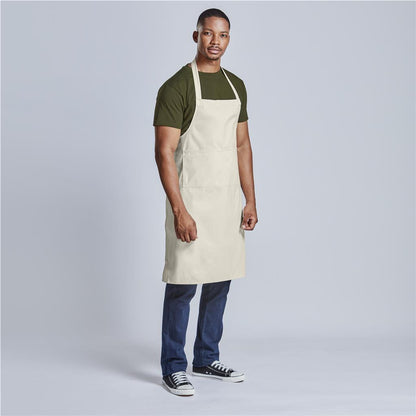 Okiyo Gohan Cotton Apron - Natural