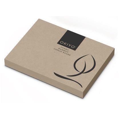 Okiyo Edamu Bamboo Cheese Board Set