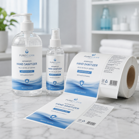 PP Matt White Labels
