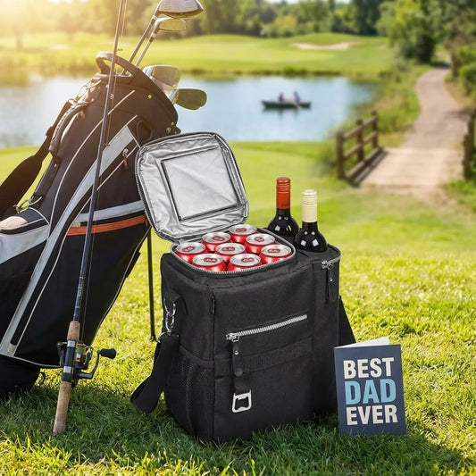 Wine & 16-Can Insulated Cooler Bag - Picnics & Outdoors - Everything Unique Creations