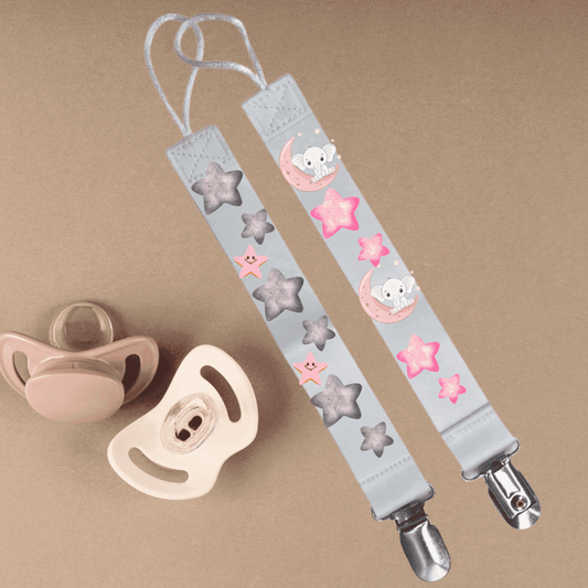 Personalised Baby Dummy Clip - Sublimation Keepsake - Everything Unique Creations