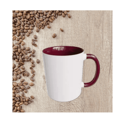 11oz Two-Tone Ceramic Mug - 11 Colours, Personalised - Everything Unique Creations