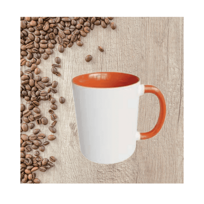 11oz Two-Tone Ceramic Mug - 11 Colours, Personalised - Everything Unique Creations