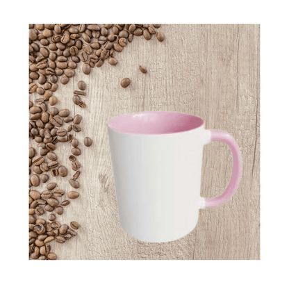 11oz Two-Tone Ceramic Mug - 11 Colours, Personalised - Everything Unique Creations