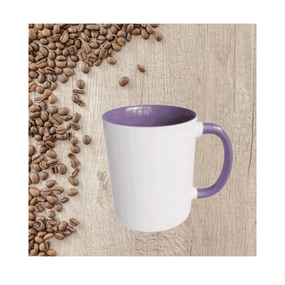 11oz Two-Tone Ceramic Mug - 11 Colours, Personalised - Everything Unique Creations
