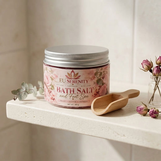 Rose Bath Salt and Foot Spa