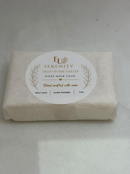 Lilly of the Valley Goat Milk Soap top angle