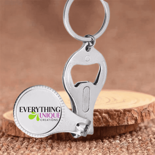 HandyClip Keyring with Nail Clipper - Personalised - Everything Unique Creations