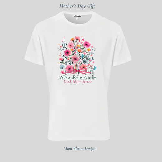 Floral T-Shirt - Always Your Little Girl | White Sublimation Tee