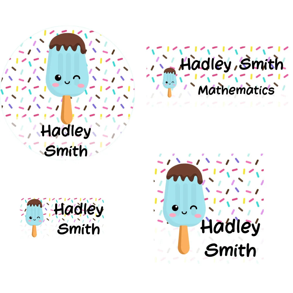 Personalised School Name Labels - Ultimate Pack (250) - Everything Unique Creations