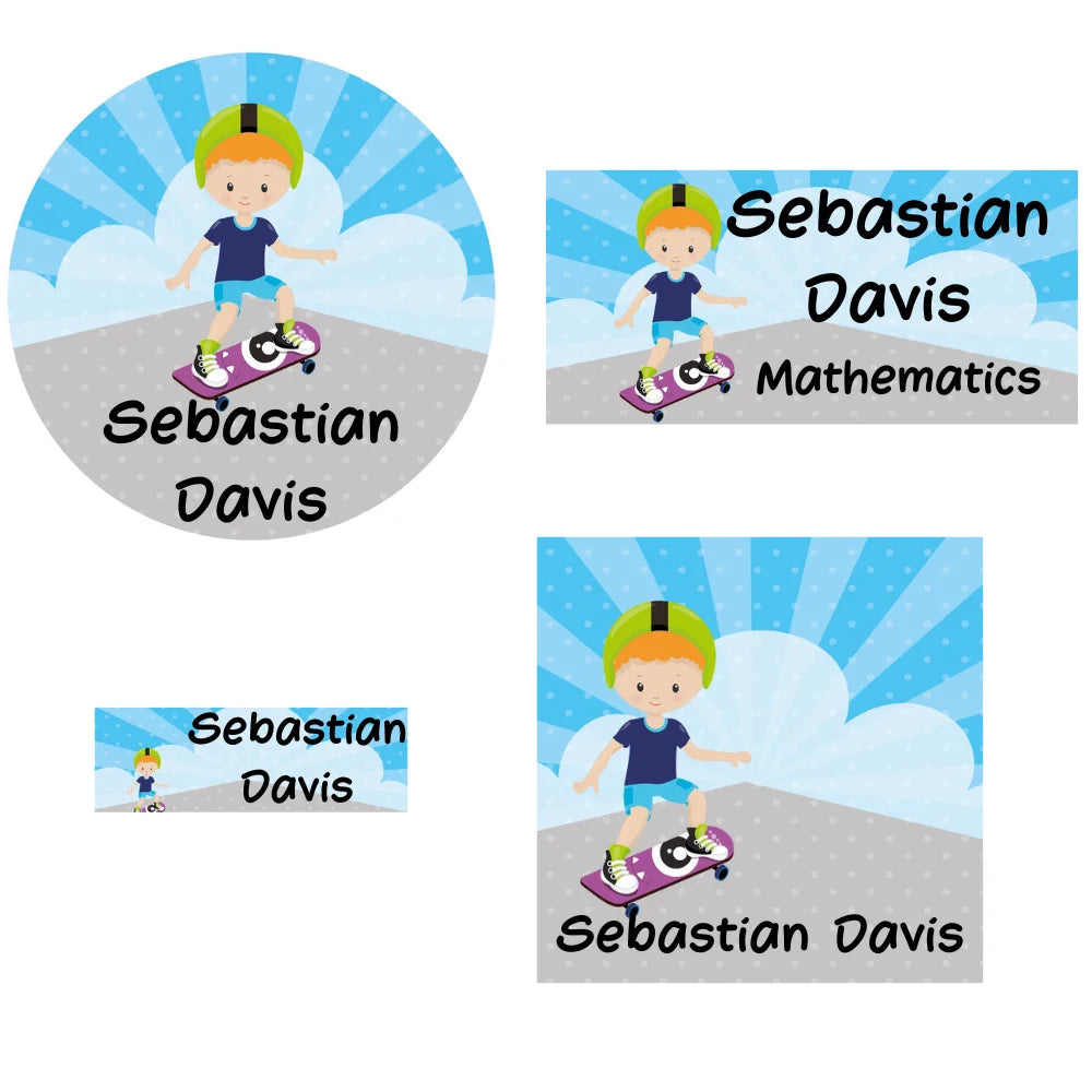 Personalised School Name Labels - Hero Pack (110) - Everything Unique Creations
