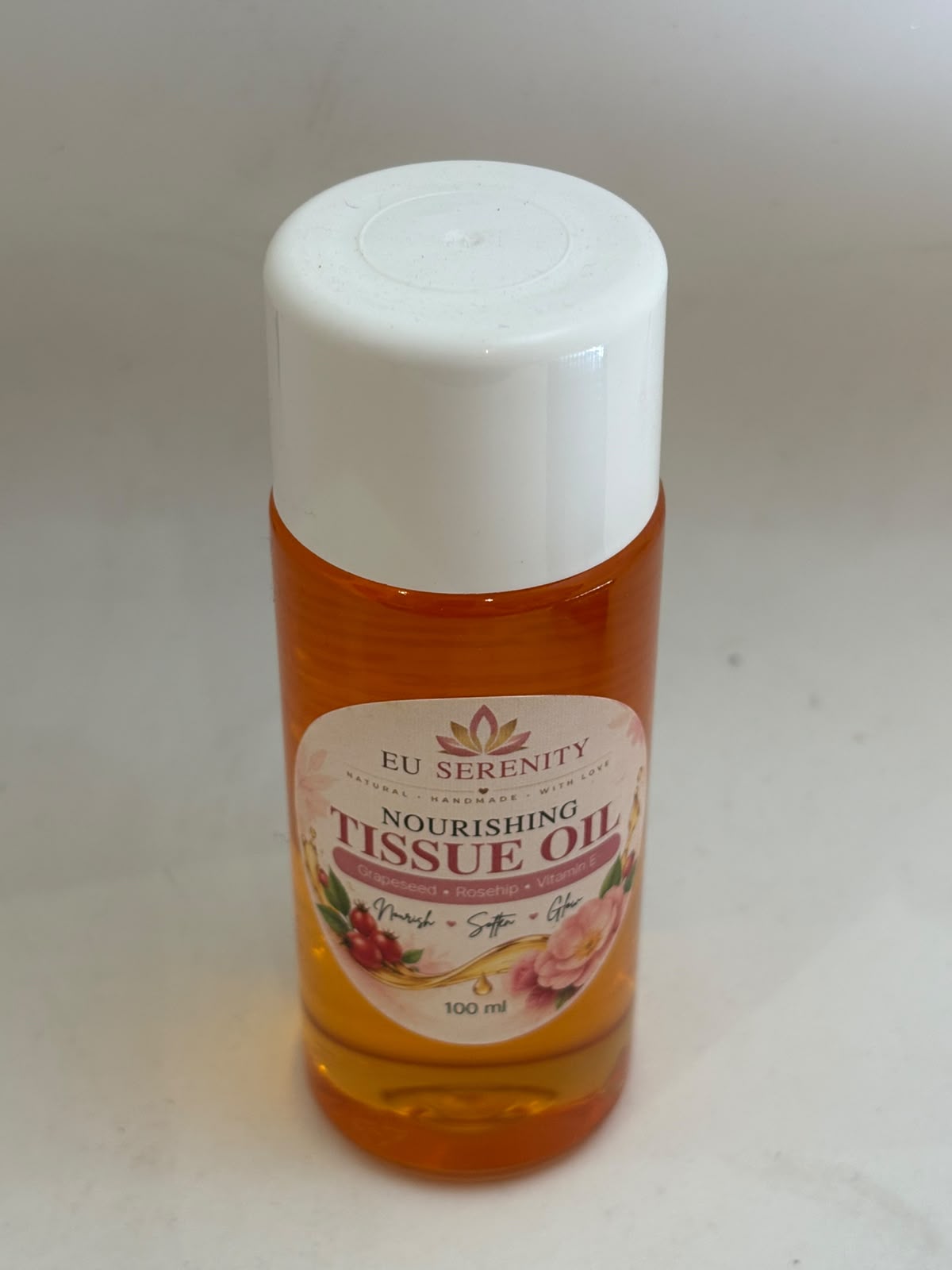 Nourishing Tissue Oil bottle from above