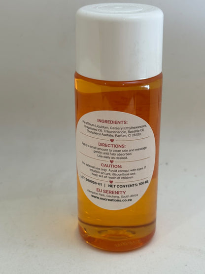 Nourishing Tissue Oil ingredients and directions label
