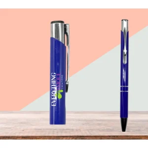 Oxford Ballpoint Pen Blue sleek design customizable with engraving