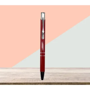 Oxford Ballpoint Pen Red elegant writing instrument customizable engraving