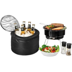 Outback Braai & Cooler Set with custom branding – Portable BBQ and cooler bag