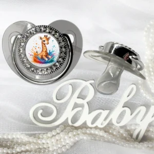 personalised sublimation dummies in silver, blue, and rose gold with crystal trim – Everything Unique Creations