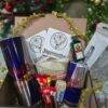 Jägermeister & Red Bull Gift Box with custom tumbler, engraved coasters, snacks, and handcrafted packaging – South African men’s hamper by Everything Unique Creations.