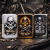White sublimation aluminium lighter mockup